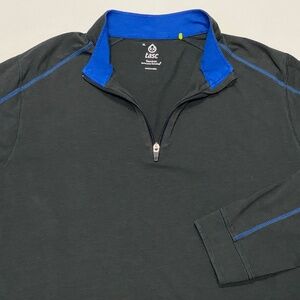(sold)Tasc Performance Bamboo Long Sleeve 1/4 Zip Pullover Sweatshirt Mens
